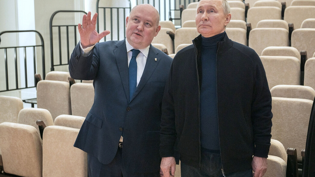 נשיא רוסיה פוטין בביקור בסבסטופול בחצי האי קרים