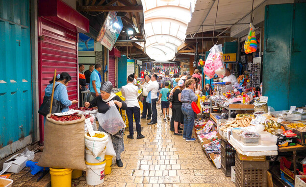 שוק העיר העתיקה, עכו (צילום: StockStudio Aerials, shutterstock)