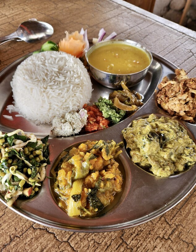 אוכל הודי בחוף של מוש אילת  (צילום: ריטה גולדשטיין, mako אוכל)