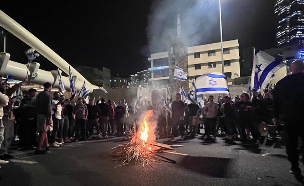 בעקבות פיטורי גלנט- צומת קפלן חסומה