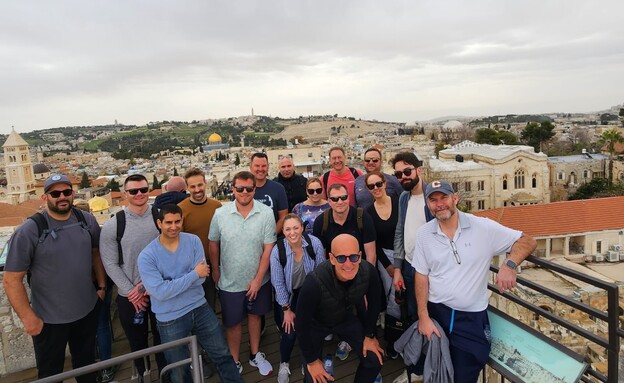 עובדי טאלון מארה"ב בביקור בישראל (צילום: פרטי)