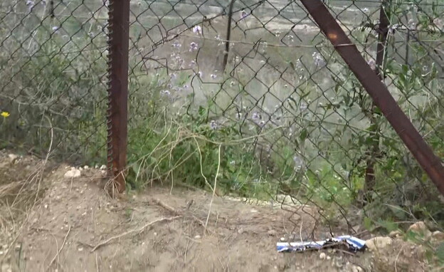 פרצות בגדר הגבול עם ירדן (צילום: N12)