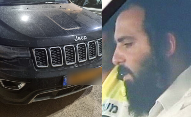 יעקב ישורון, הרכב בו נתפס (צילום: דוברות המשטרה, חדשות 2)