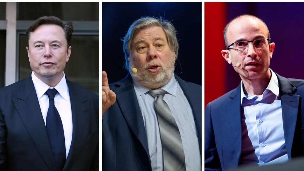 אילון מאסק, סטיב ווזניאק ויובל נוח הררי אילון מאסק, סטיב ווזניאק ויובל נוח הררי