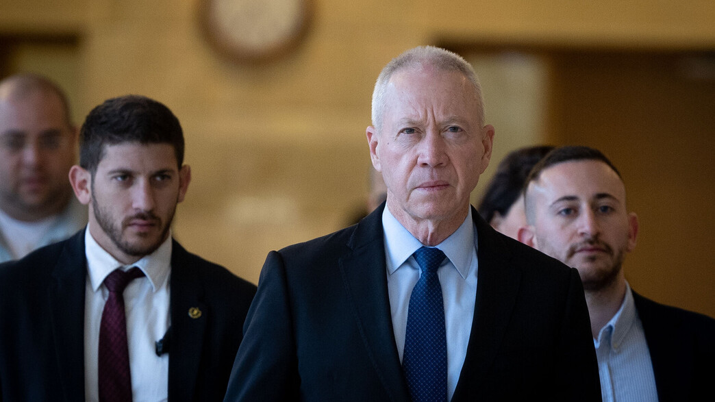 שר הביטחון יואב גלנט בכנסת