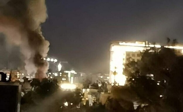פיצוץ בשדה התעופה ליד דמשק