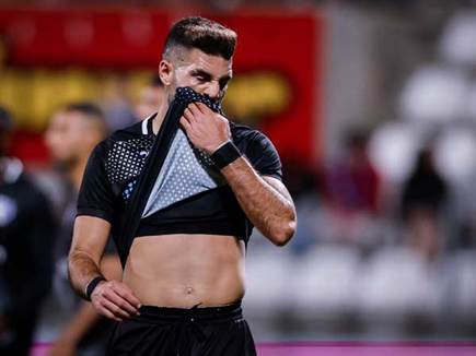 איתמר שבירו. הכחולים עדיין מתחת לקו האדום (מאור אלקסלסי)