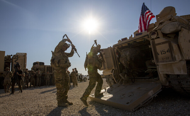 כוחות צבא אמריקניים בצפון-מזרח סוריה (צילום: ap)