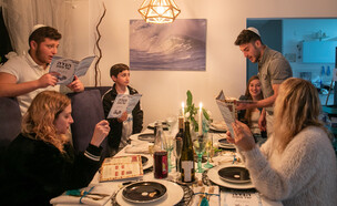 שולחן ערב חג פסח. אילוסטרציה (אילוסטרציה: יוסי אלוני, פלאש 90)