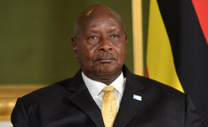 נשיא אוגנדה יוורי מוסבני (צילום: Hannah McKay - WPA Pool)
