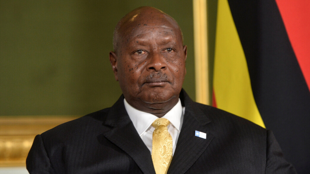 נשיא אוגנדה יוורי מוסבני (צילום: Hannah McKay - WPA Pool)