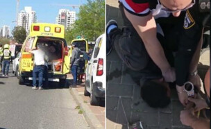 מעצר המחבל בפיגוע בצריפין (צילום: לפי סעיף 27א' לחוק זכויות יוצרים)