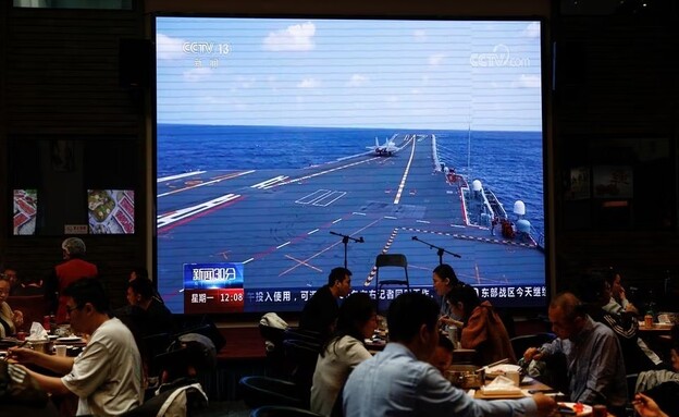 התרגיל הצבאי הגדול של סין סביב טייוואן (צילום: רויטרס)