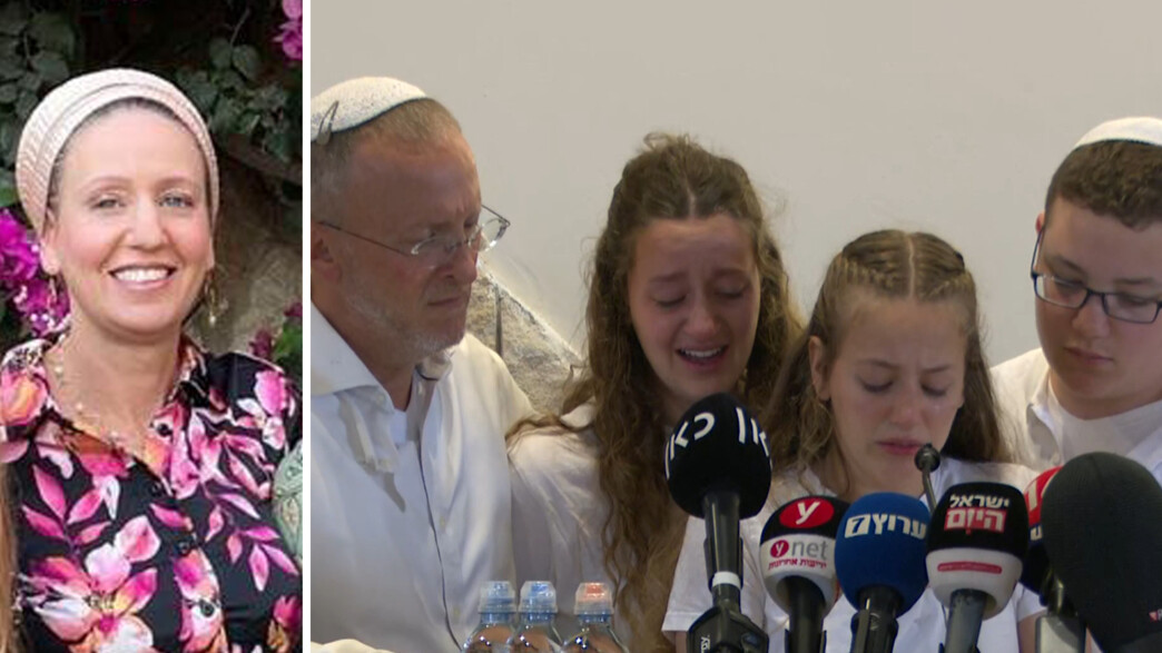 הלווייתה של לוסי די שנרצחה בפיגוע בבקעת הירדן