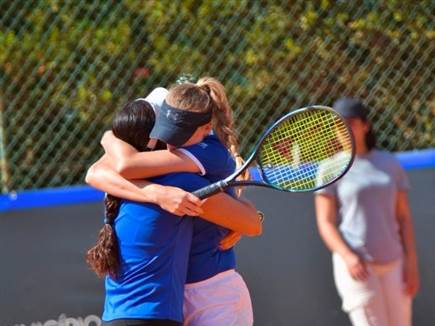 ניצחון חשוב (עפרה פרידמן, איגוד הטניס) (צילום: ספורט 5)