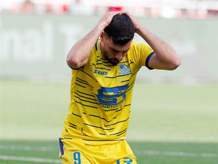 והיתה קרובה גם לשער שני (צילום: אלן שיבר)