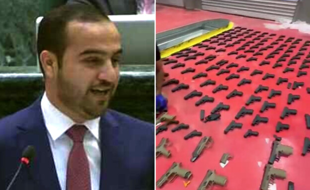 עימאד אל-עדואן, חבר הפרלמנט הירדני שהבריח נשק (עיבוד: מתוך התקשורת הירדנית)