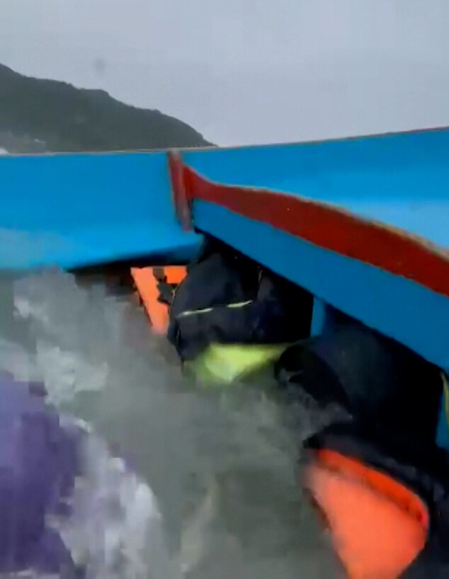 סירה התהפכה בתאילנד, שתי ישראליות נפצעו (צילום: מתוך "חדשות הבוקר" , קשת 12)
