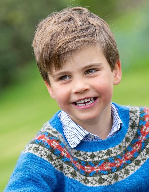 הנסיך לואי בן חמש (צילום: millie pilkington/kensington palace)