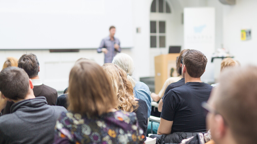מרצה, סטודנטים, שיעור, אוניברסיטה
