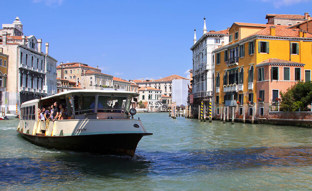 אוטובוס מים ונציה איטליה (צילום: wideonet, shutterstock)