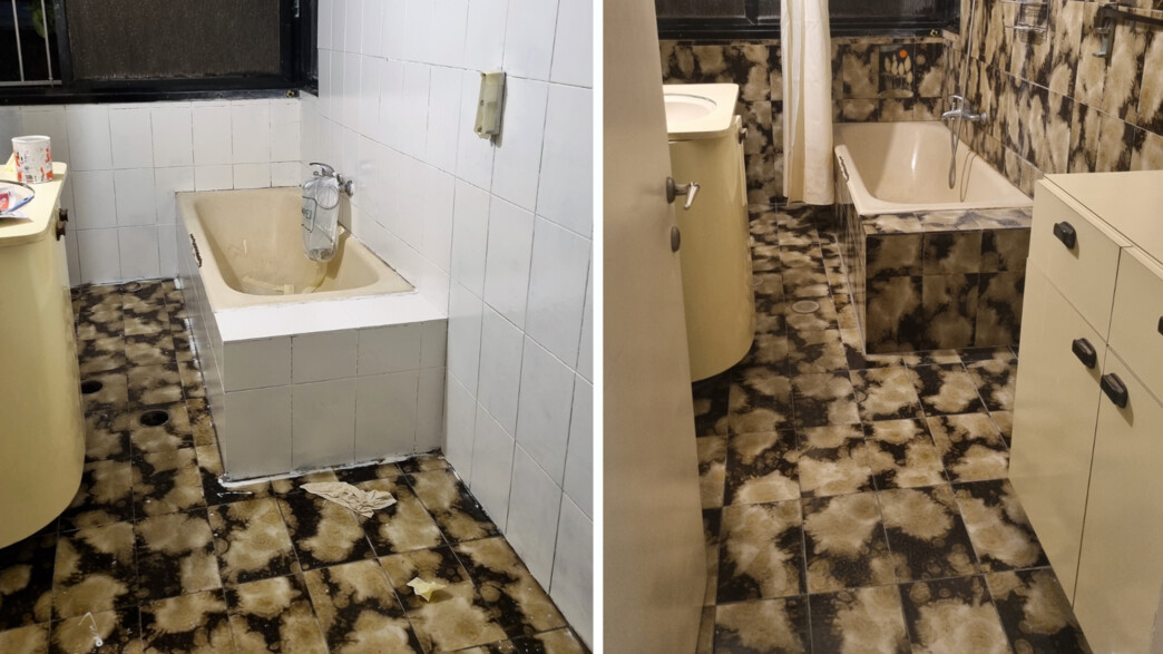 מייקאובר לחדר רחצה מייקאובר לחדר רחצה