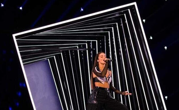 נועה קירל בחזרות ל"יוניקורן", אירוויזיון 2023 (צילום: Chloe Hashemi / EBU)