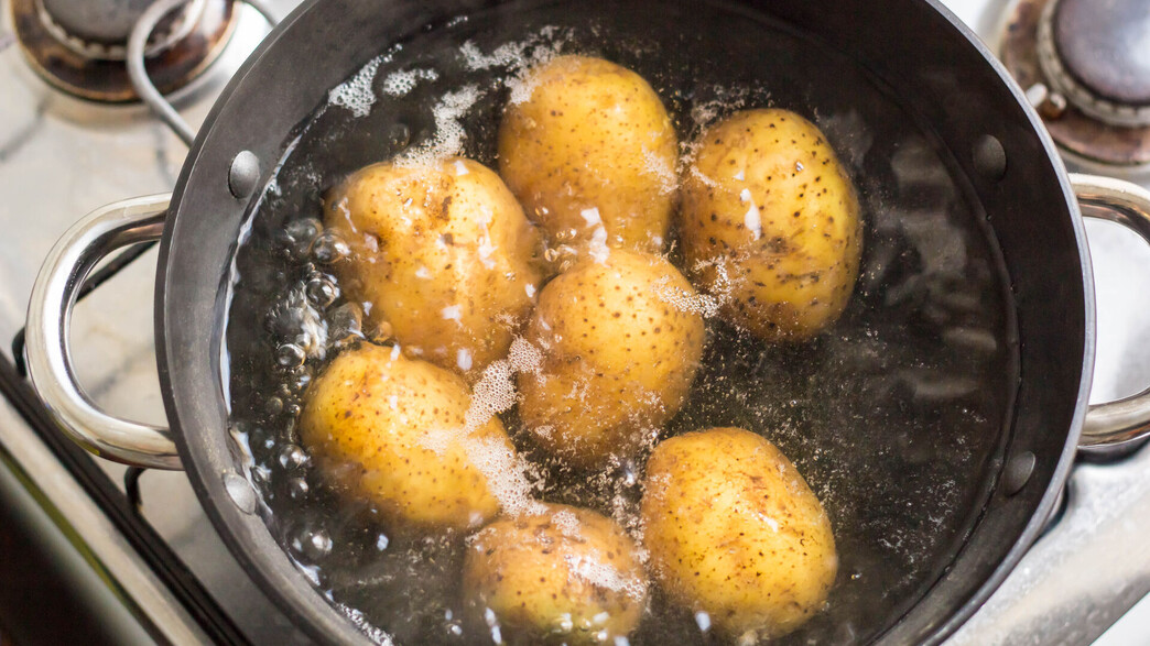 בישול תפוחי אדמה  (צילום: dashtik, SHUTTERSTOCK)