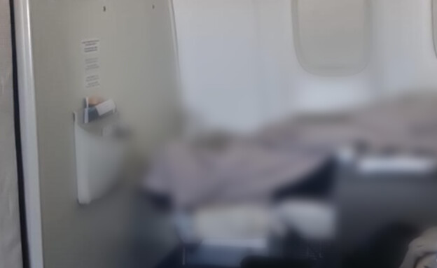 גופה על מטוס (צילום: זק"א)