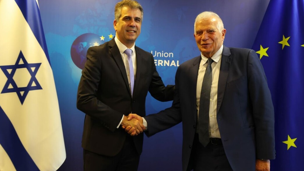 שר החוץ אלי כהן נפגש עם שר החוץ של האיחוד האירופי