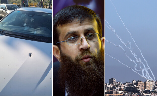 לאחר מות הבכיר בג'יהאד האיסלאמי: ירי רקטות לעוטף  (צילום: פלאש 90)