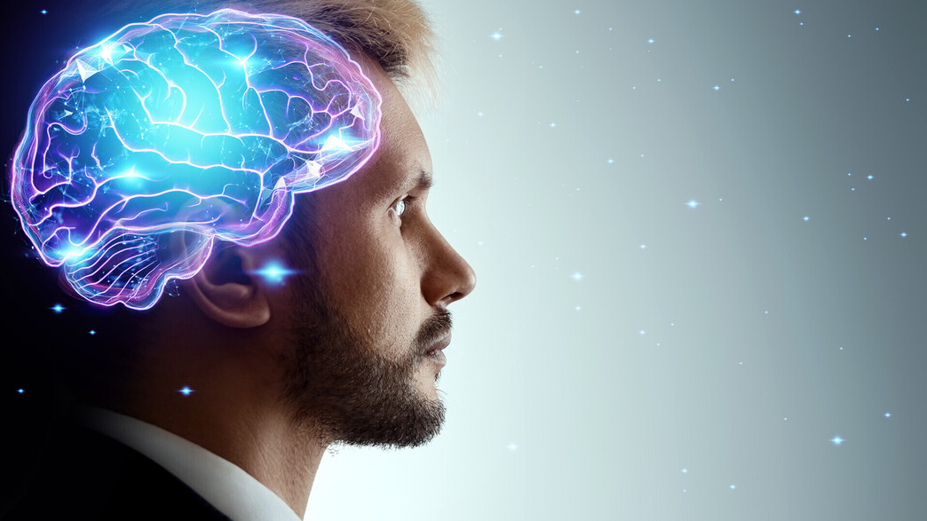 פעילות מוחית אילוסטרציה פעילות מוחית אילוסטרציה