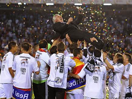 אנצ'לוטי. היה חתום גם על הזכייה האחרונה של ריאל בגביע, ב-2014 ( De