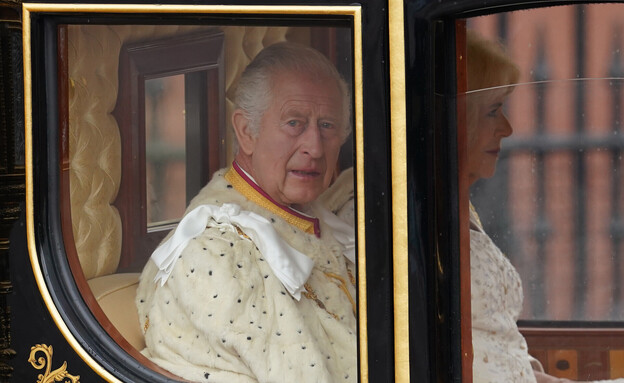 המלך צ'ארלס לקראת ההכתרה בבריטניה (צילום: Owen Humphreys/PA Images via Getty Images)