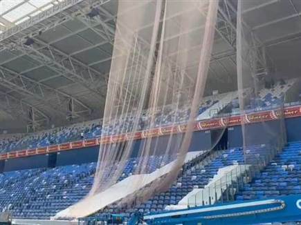 הרשתות ביציע הדרומי