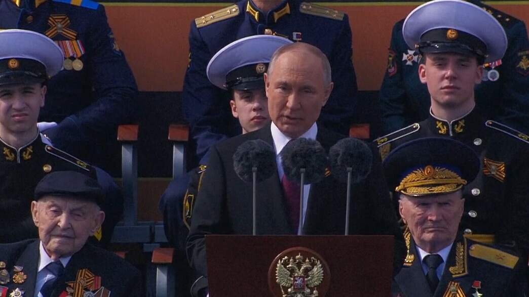 ולדימיר פוטין ביום הניצחון