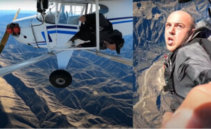 טרבור ג'ייקוב שריסק בכוונה מטוס (צילום: יוטיוב@TrevorJacob )