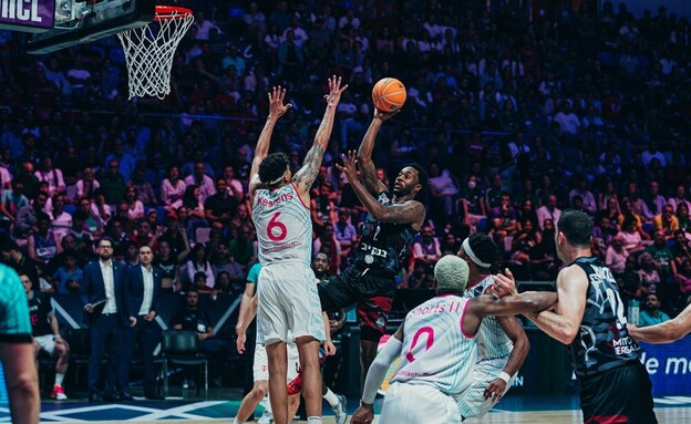 הפועל ירושלים ליגת האלופות בכדורסל (צילום: FIBA PHOTOS)