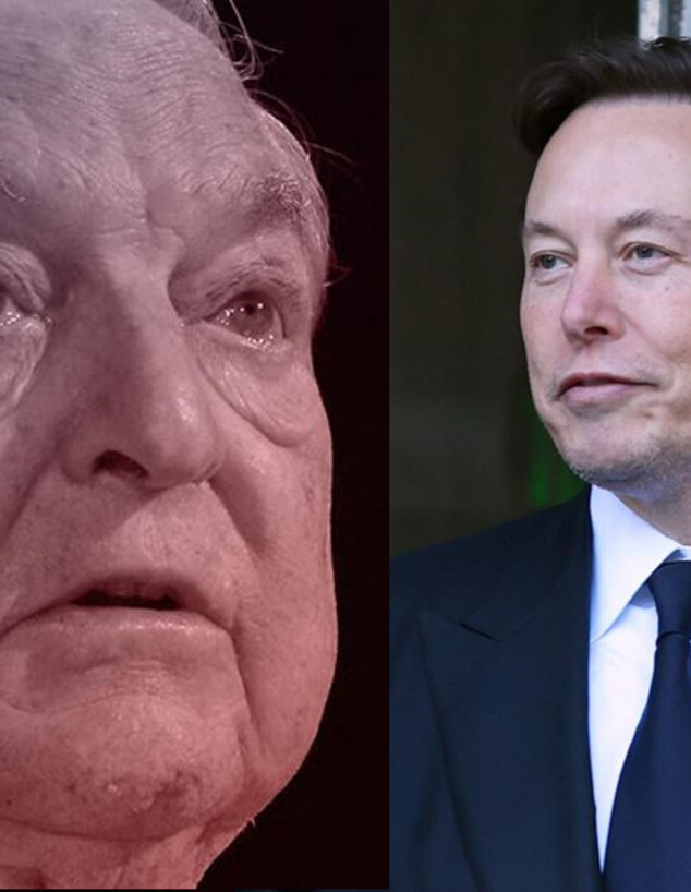 אילון מאסק וג'ורג' סורוס