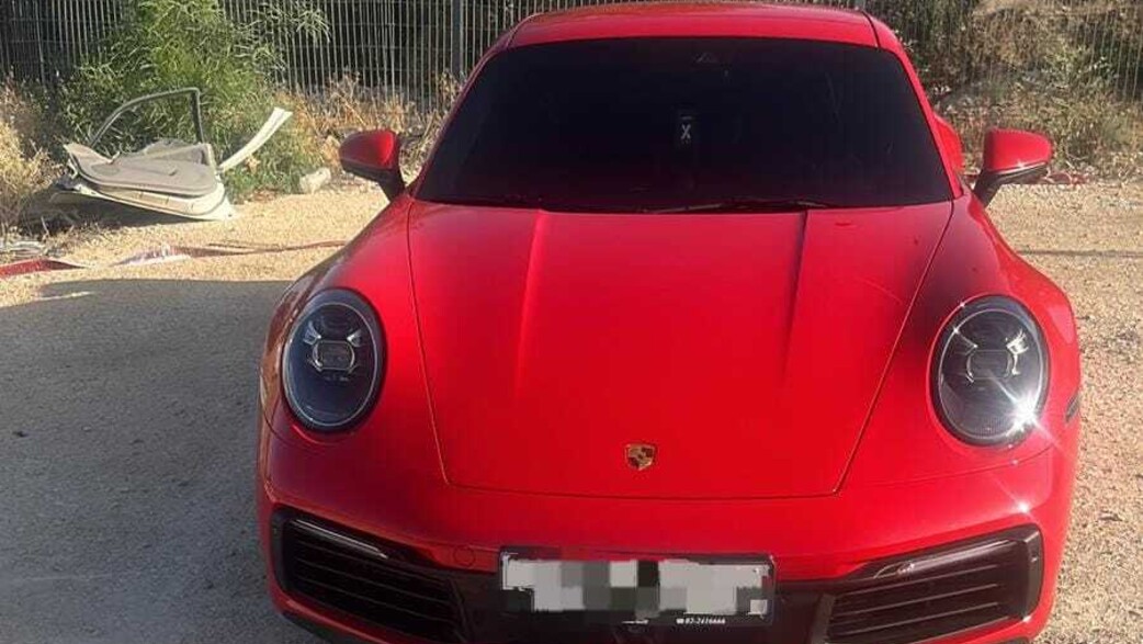 נהג, פורשה, נעצר, משטרה, נהיגה מסוכנת