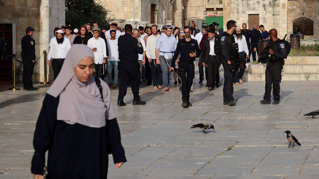 יהודים עולים להר הבית ביום ירושלים