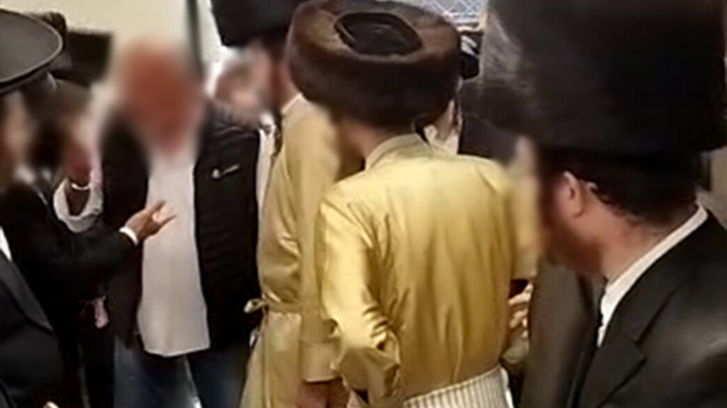 הפגנת חרדים במשחקייה בחריש