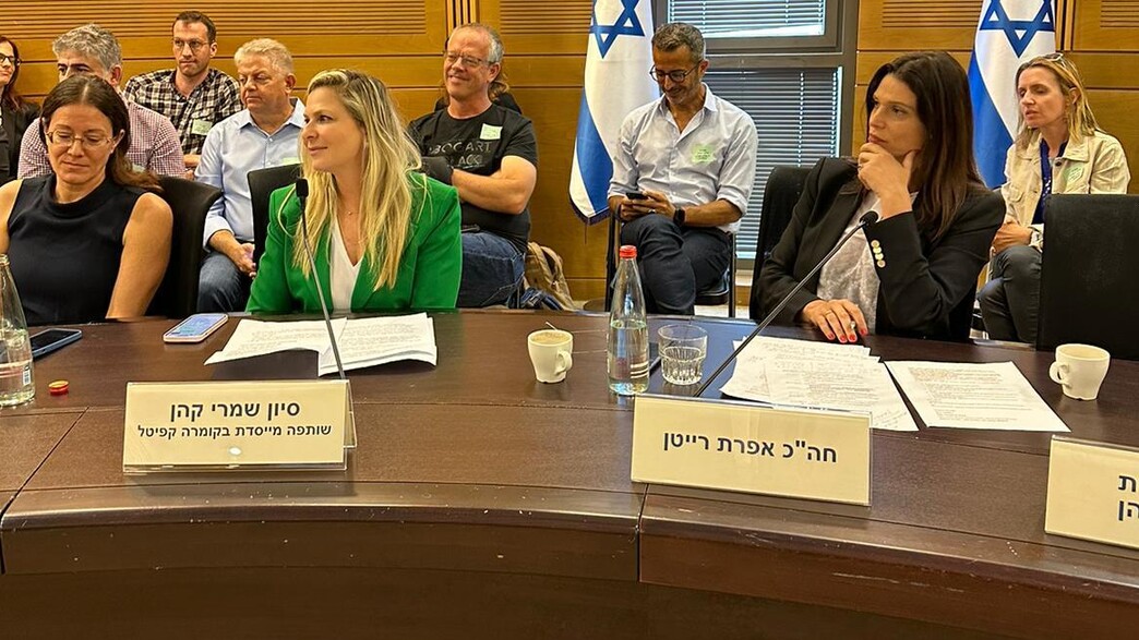 כנס מחאת ההייטקיסטים בכנסת: אפרת רייטן, סיון שמרי קהן