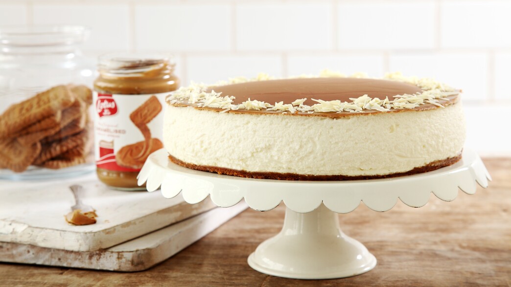 עוגת לוטוס, גבינה ושוקולד לבן