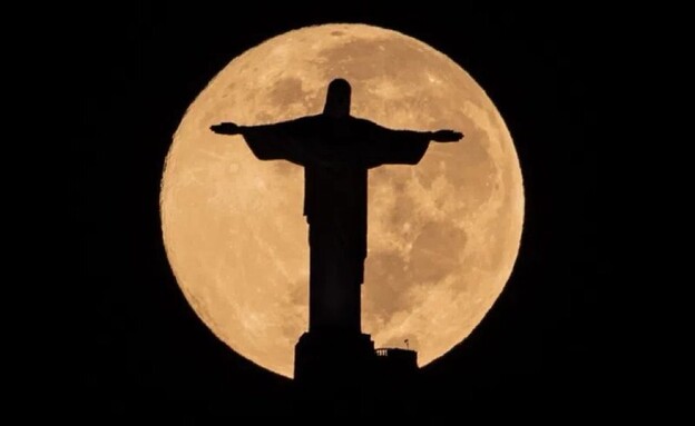 פסל ישו הגואל ברזיל (צילום: טוויטר)