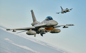 המטוסים באוויר (צילום: RADOSLAW JOZWIAK/AFP)
