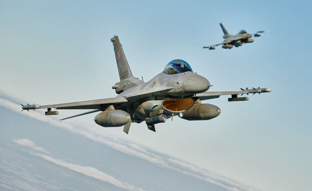 המטוסים באוויר (צילום: RADOSLAW JOZWIAK/AFP)
