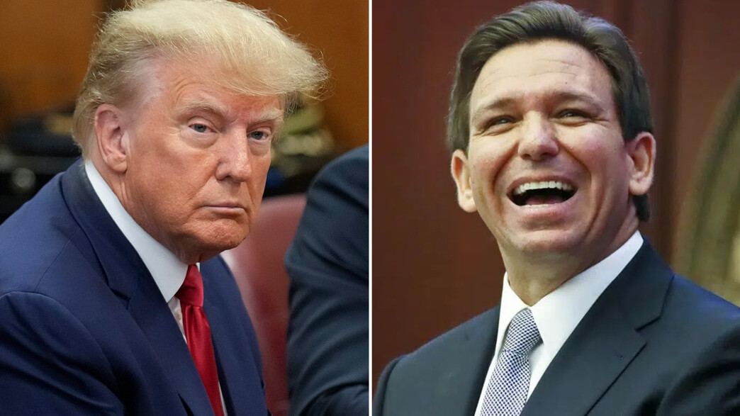 דונאלד טראמפ ורון דה-סנטיס מושל פלורידה דונאלד טראמפ ורון דה-סנטיס מושל פלורידה