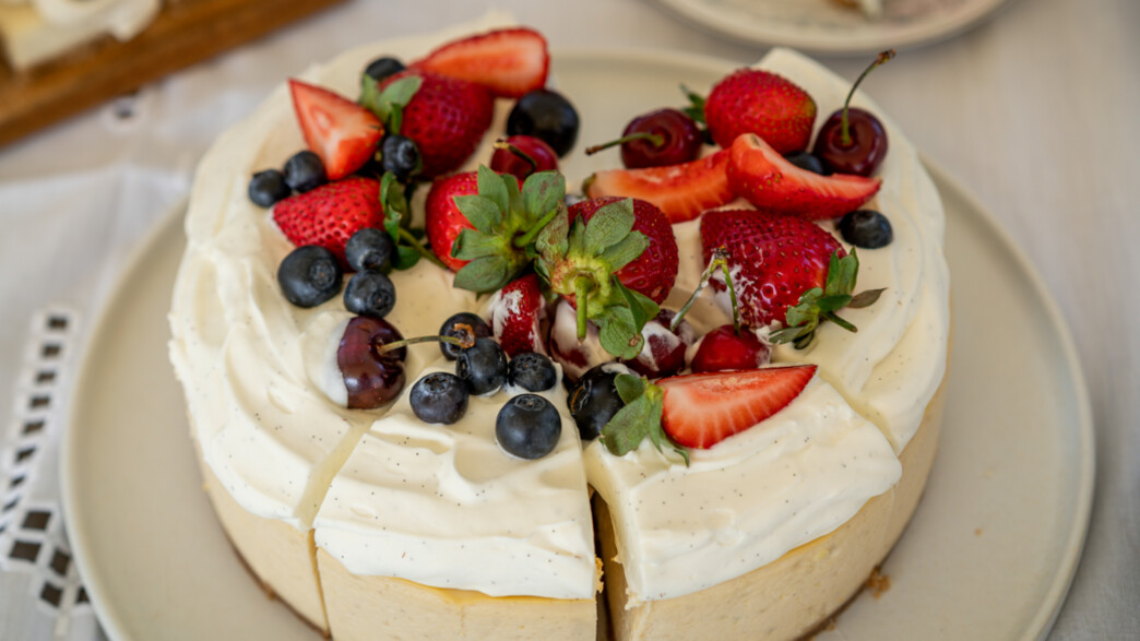 עוגת גבינה של הקינוח המושלם (צילום: בר חיים)