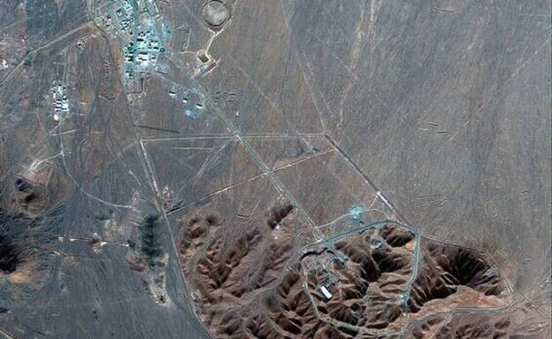 Photo satellite du site nucléaire iranien de Purdue (Photo : AP)